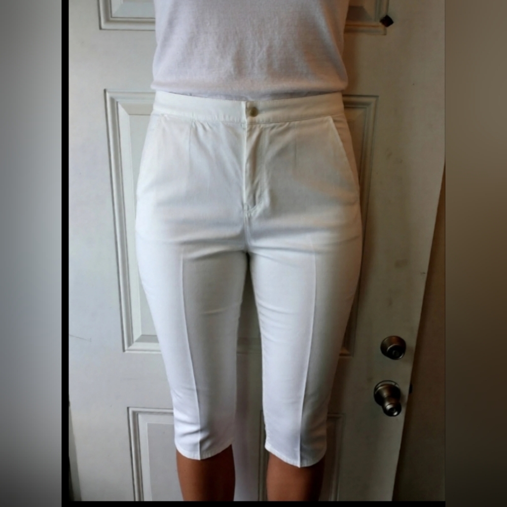 Briggs New York White Trousers